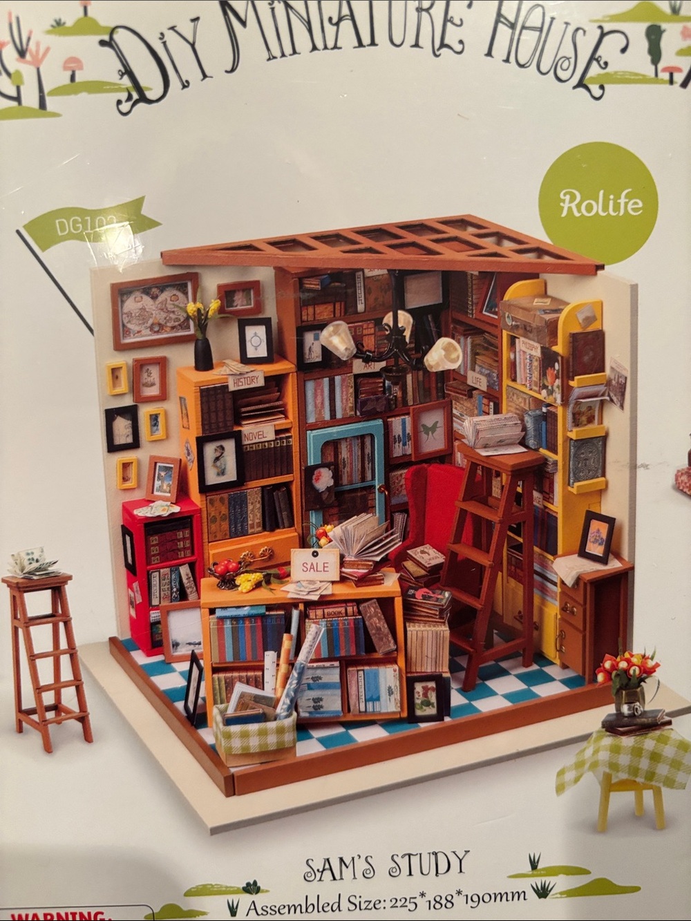 ROLIFE- Sam's Study DIY Miniature House. Brand new in pkg - Picture 7 of 8